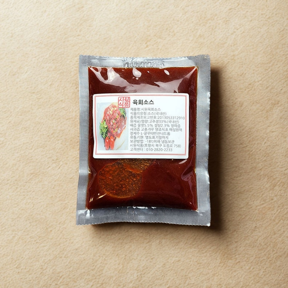 시원 육회 양념 소스 200g, 10개 - 상품 이미지