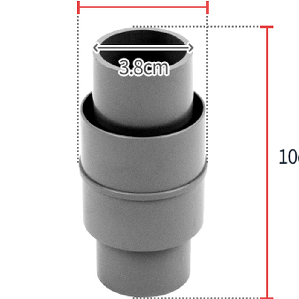 ABS소재세탁기부품세탁기호스연결구 내구성우수호스연결구 설치간편 38mm 일자형 - 상세 이미지 4