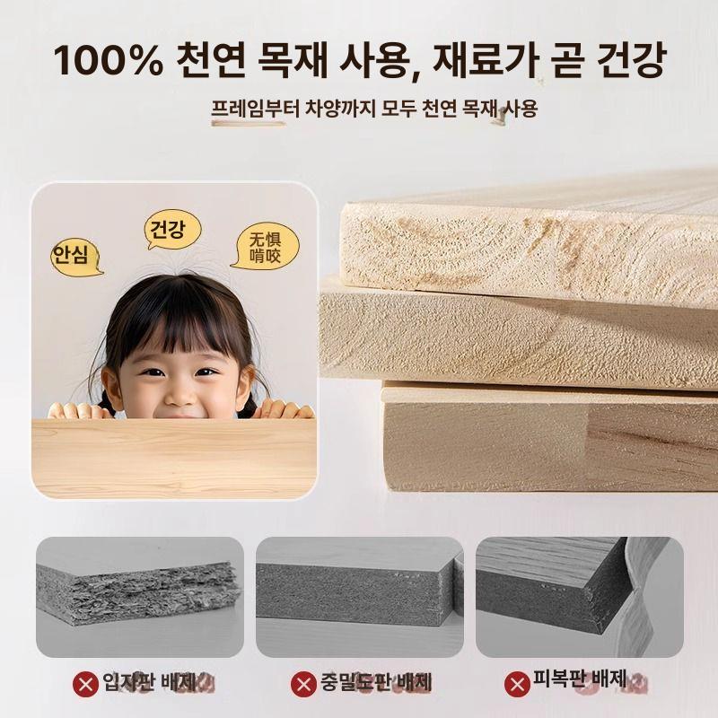 우드플레잉 원목 회전 책장 360도 이동식 전면 책꽂이 수납장 39x39x98cm - 상세 이미지 4