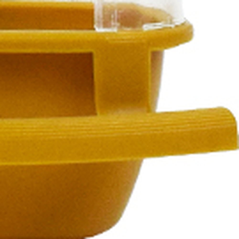 간편설치고정형새장급식기 투명상단새장안앵무새먹이통 플라스틱새모이통 - 상세 이미지 4