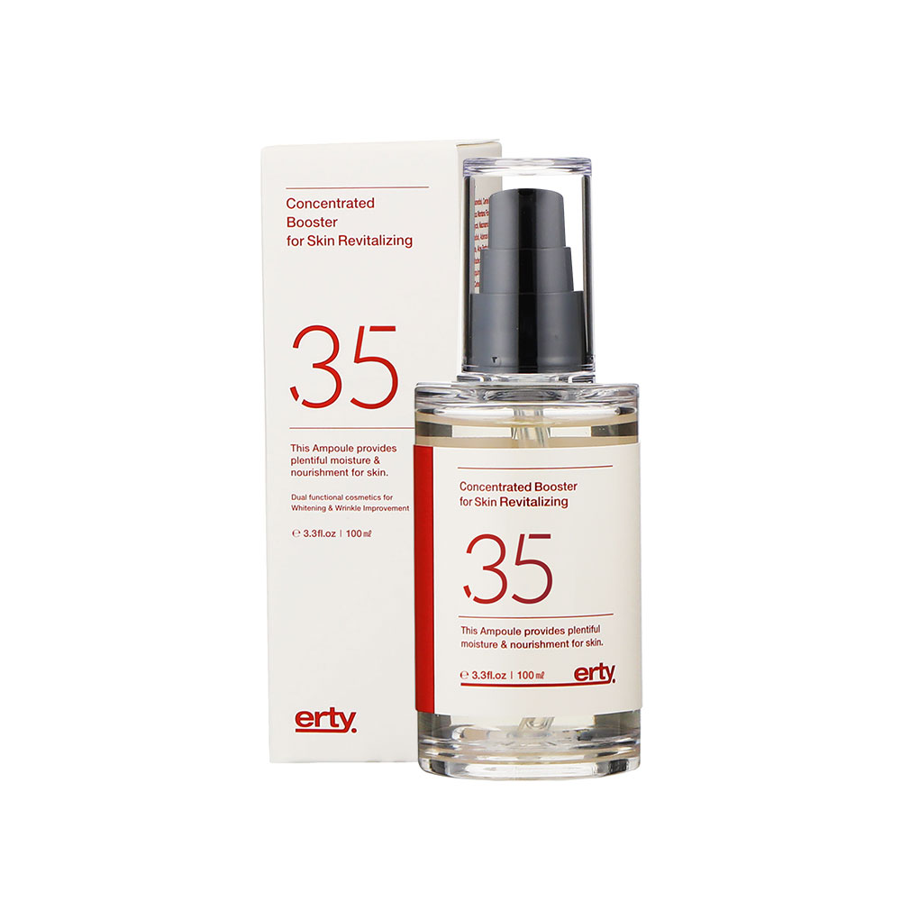 에르띠 35 컨센트레이트 부스터 리바이탈라이징 100ml 탄력 주름개선 미백+샘플증정품 - 상품 이미지