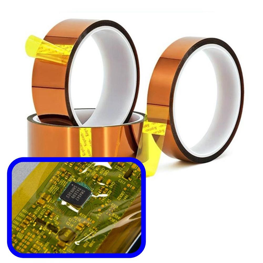 20mm 33M 공업용 내열테이프 고온 산업용 폴리이미드 절연테이프 - 상품 이미지
