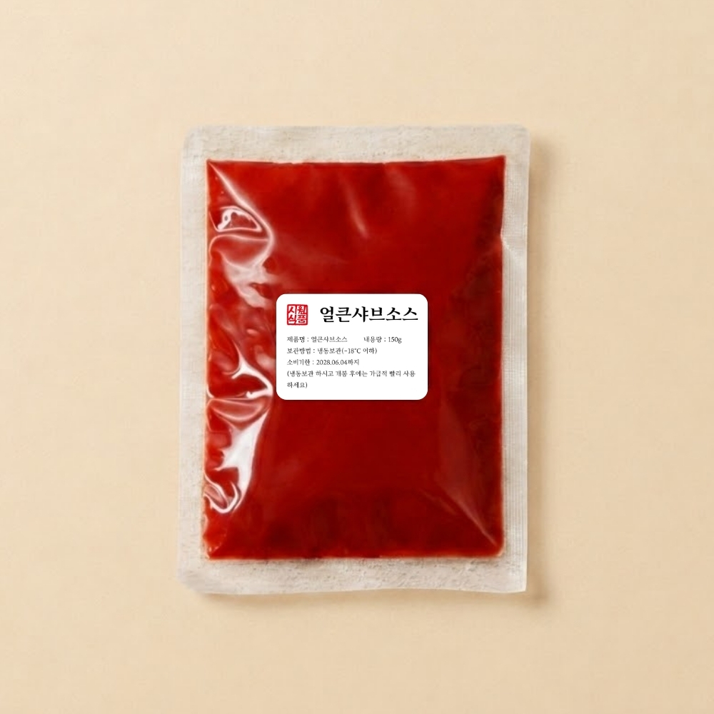 시원 얼큰 샤브샤브 육수 소스 150g, 100개 - 상세 이미지 4