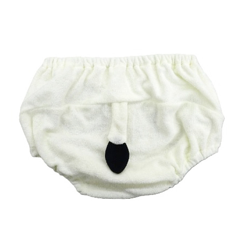 젖소 턱받이 & 블루머 세트 70~80cm - 하카타몰
