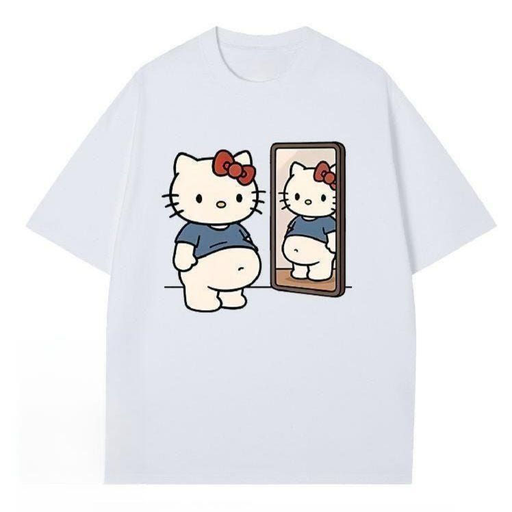 배부른 키티 티셔츠 뱃살 고양이 임산부 유니섹스 프린팅 박스 가격 비교 도토리우체국 배부른 키티 티셔츠 뱃살 고양이 임산부 유니섹스 프린팅 박스