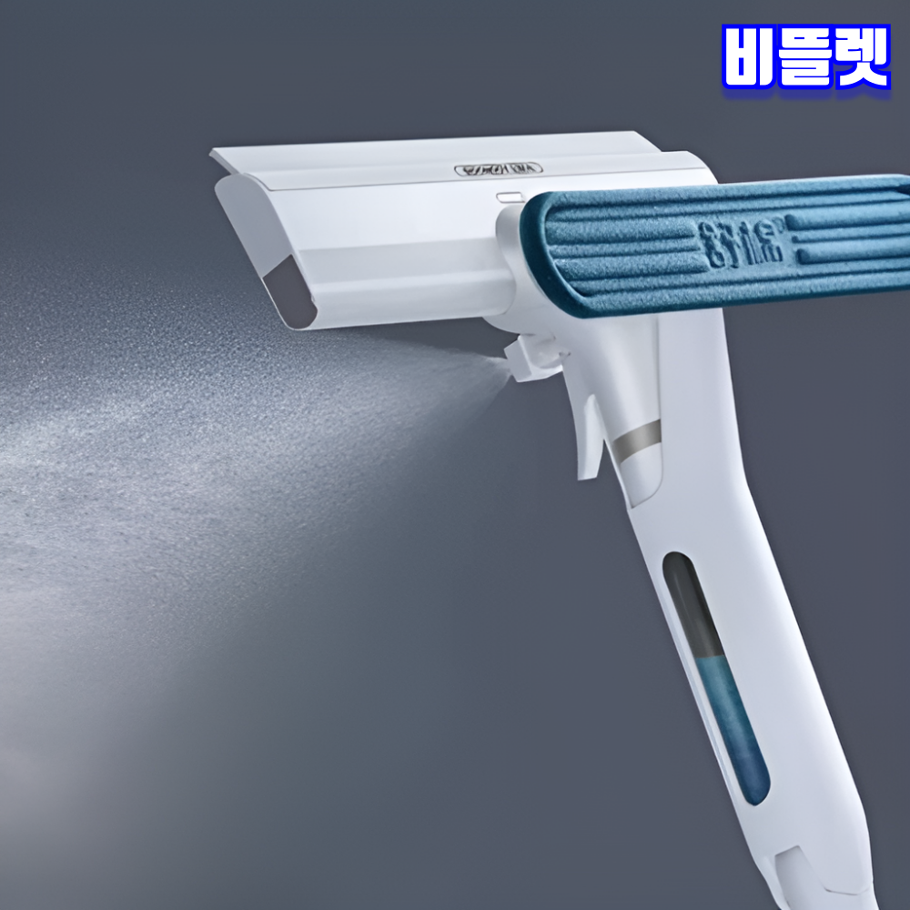 비뜰렛 360도회전 올인원 유리창닦이 자동물분사 구정물수집 스퀴지 창문청소도구 - 상세 이미지 2