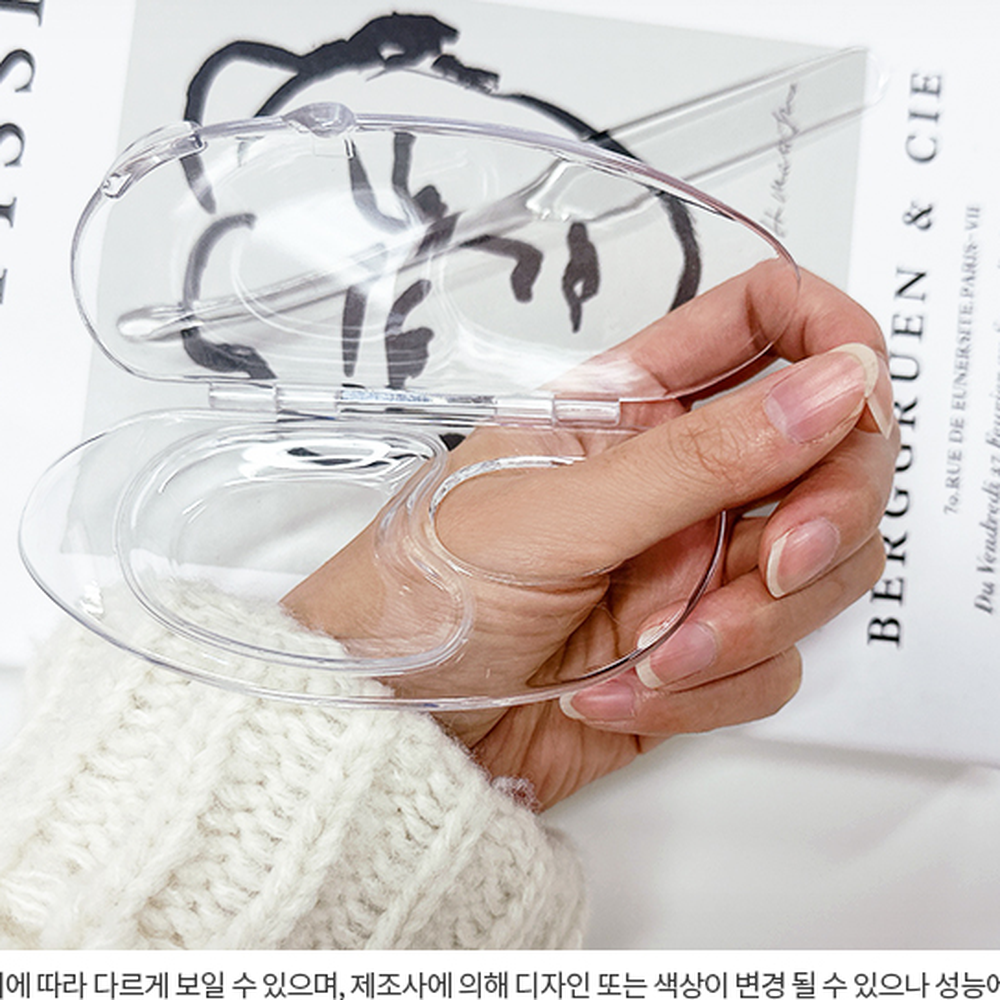 휴대용파우치컬러조합 투명디자인메이크업용화장품팔레트 위생관리화장품혼합메이크업팔레트 - 상세 이미지 4
