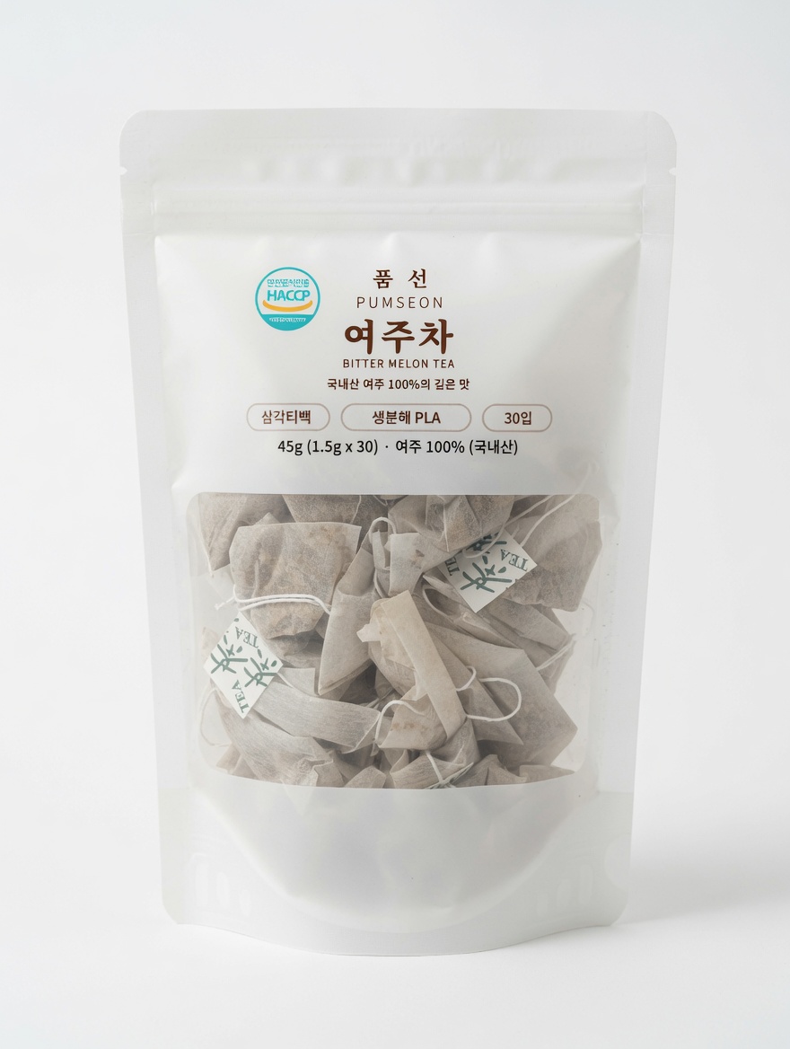품선 국내산 여주차 삼각티백 1.5g 30개입 - 상품 이미지