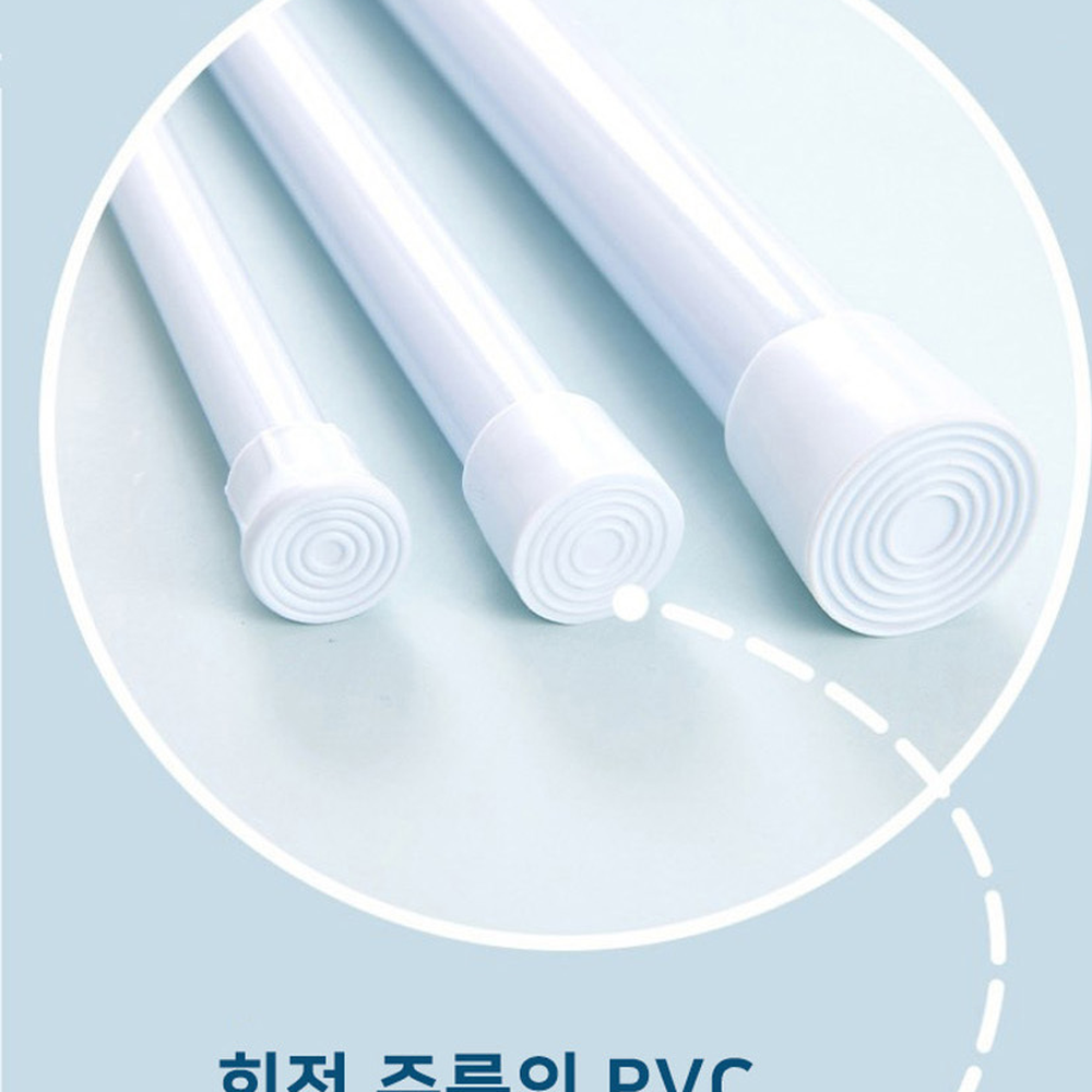 틈새활용공간분리멀티압축봉 초강력스프링길이조절압축봉 소품걸이용무타공설치이동식행거 40cm - 상세 이미지 4