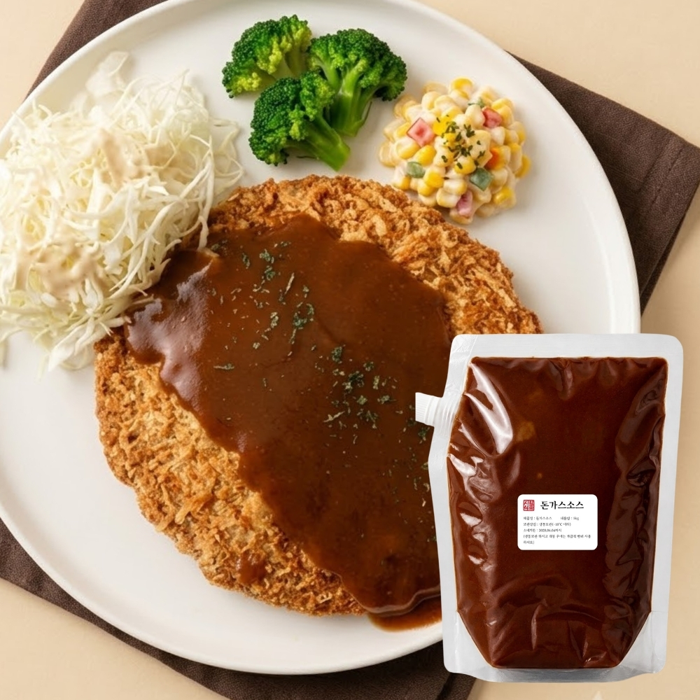 시원 돈까스 소스 5kg, 3개 - 상세 이미지 2
