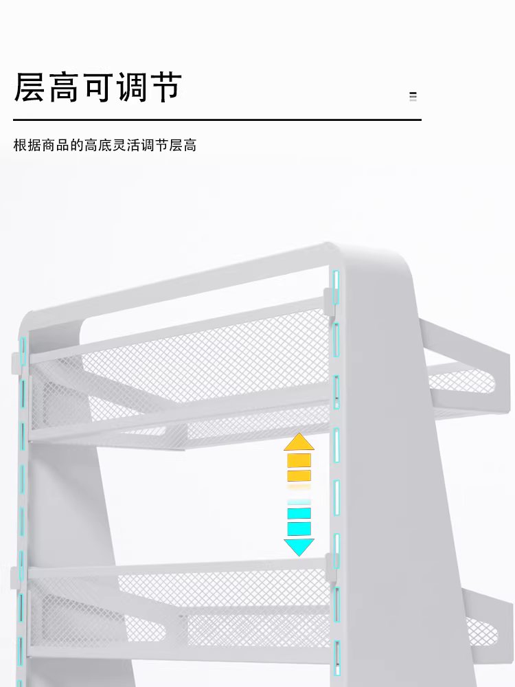 카운터 판매대 계산대 간식 미니 용품 젤리 껌 마트 편의점 선반 3층 - 상세 이미지 4