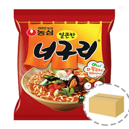 [올웨이즈라이프협력사]올라 너구리봉지 농심 너구리 봉지 라면 얼큰한맛 한박스 40개