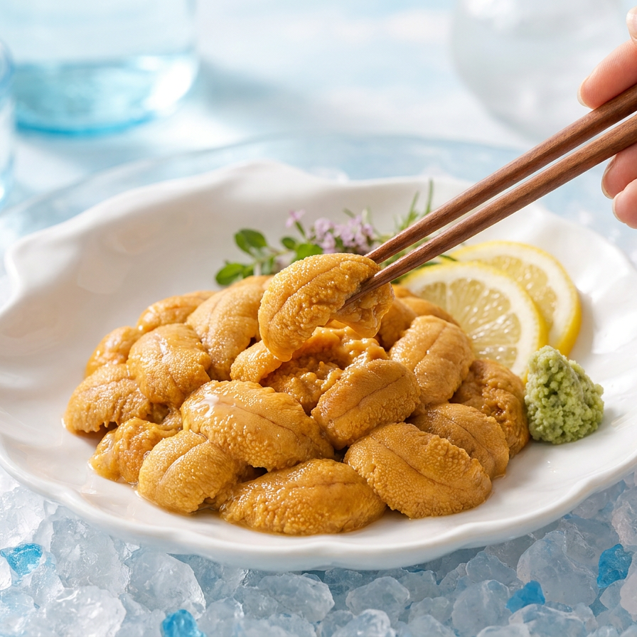 청정씨푸드 국내산 자연산 우니 보라성게알 100g - 상세 이미지 5