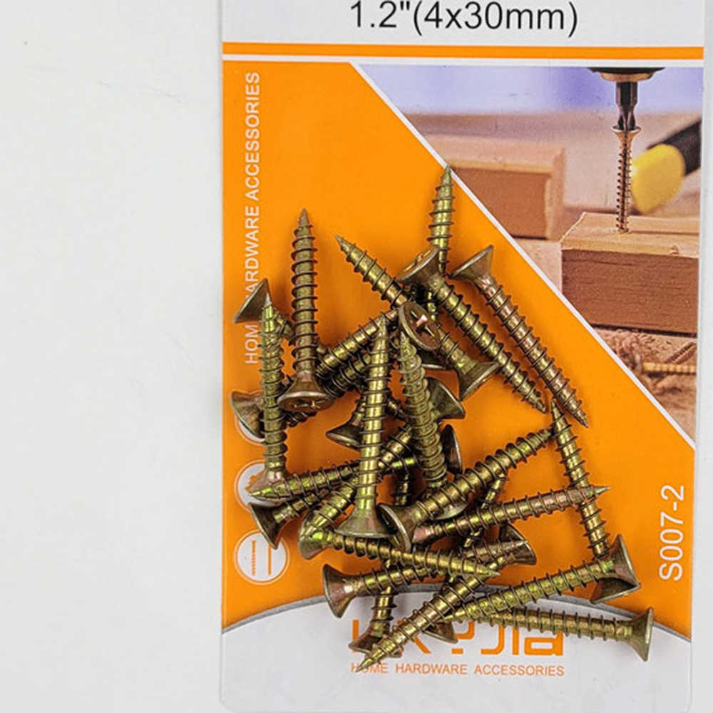 전동드릴용가구용드릴피스 깔끔포장조립용목재나사 셀프시공목재용목공피스 30mm - 상세 이미지 2