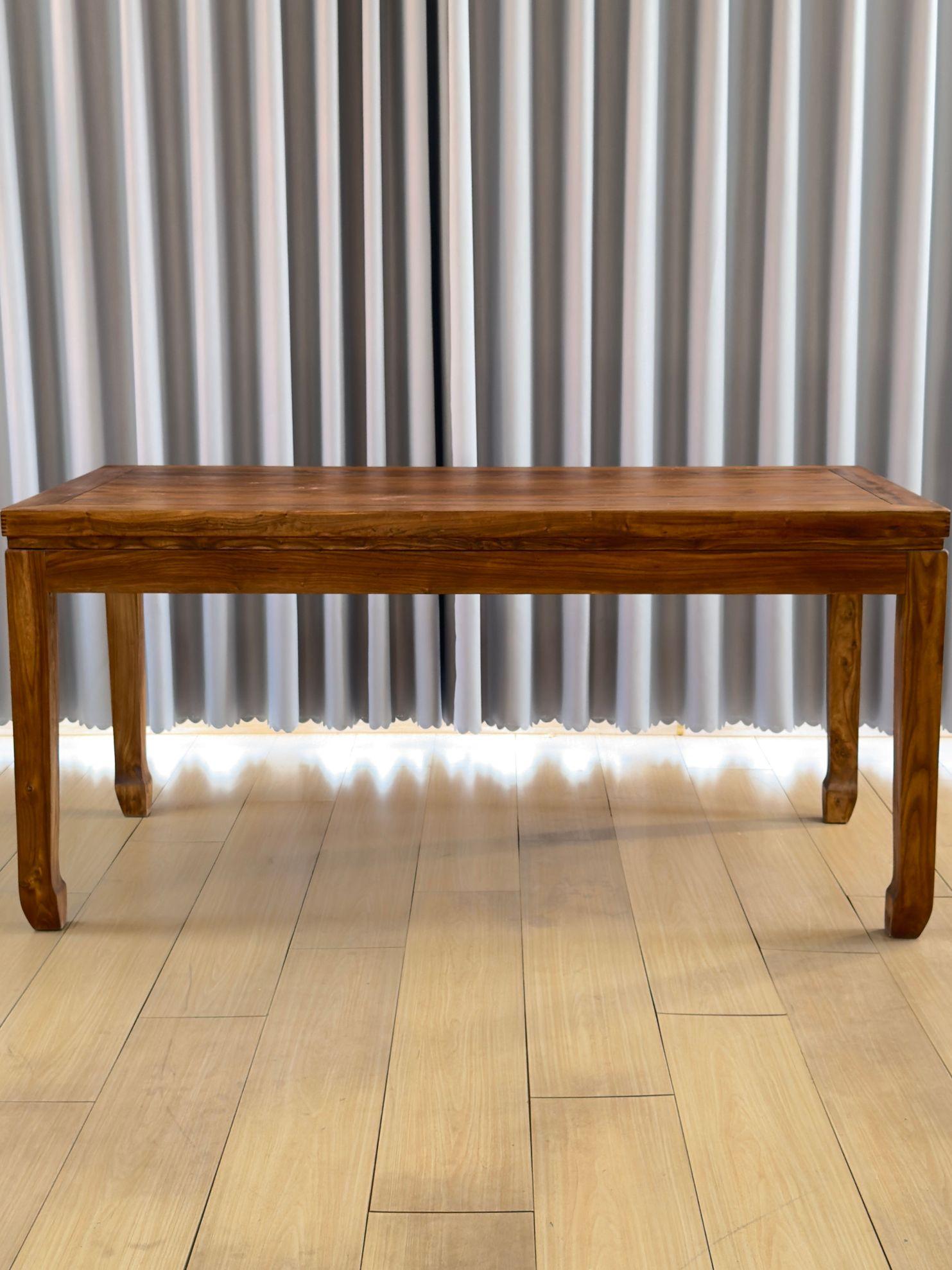 올렌토 우드슬랩 고재테이블 식탁 원목 빈티지 테이블 120x60x75cm - 상세 이미지 3