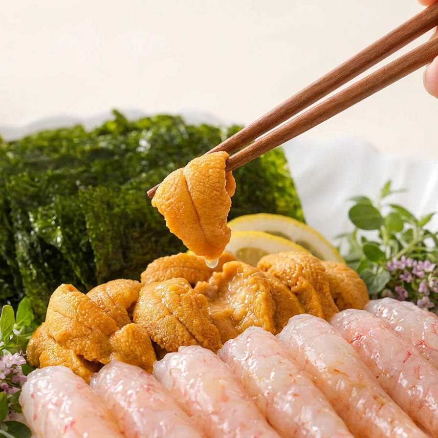 청정씨푸드 국내산 자연산 우니 보라성게알 100g - 상세 이미지 4