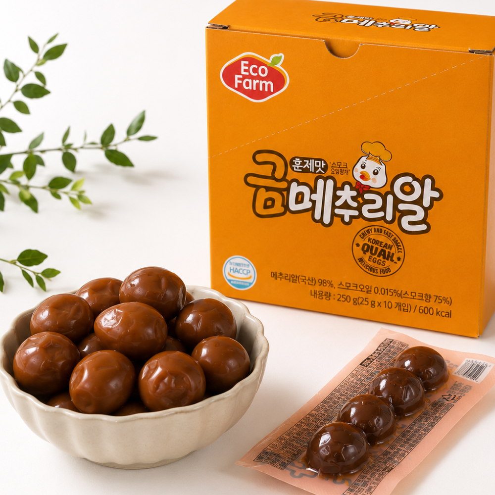무항생제 훈제 메추리알 실온보관 간편 반찬 - 상세 이미지 2