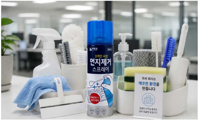 리빙굿 다용도 먼지제거제 컴퓨터 PC 카메라 청소 에어스프레이 300ml - 상세 이미지 4