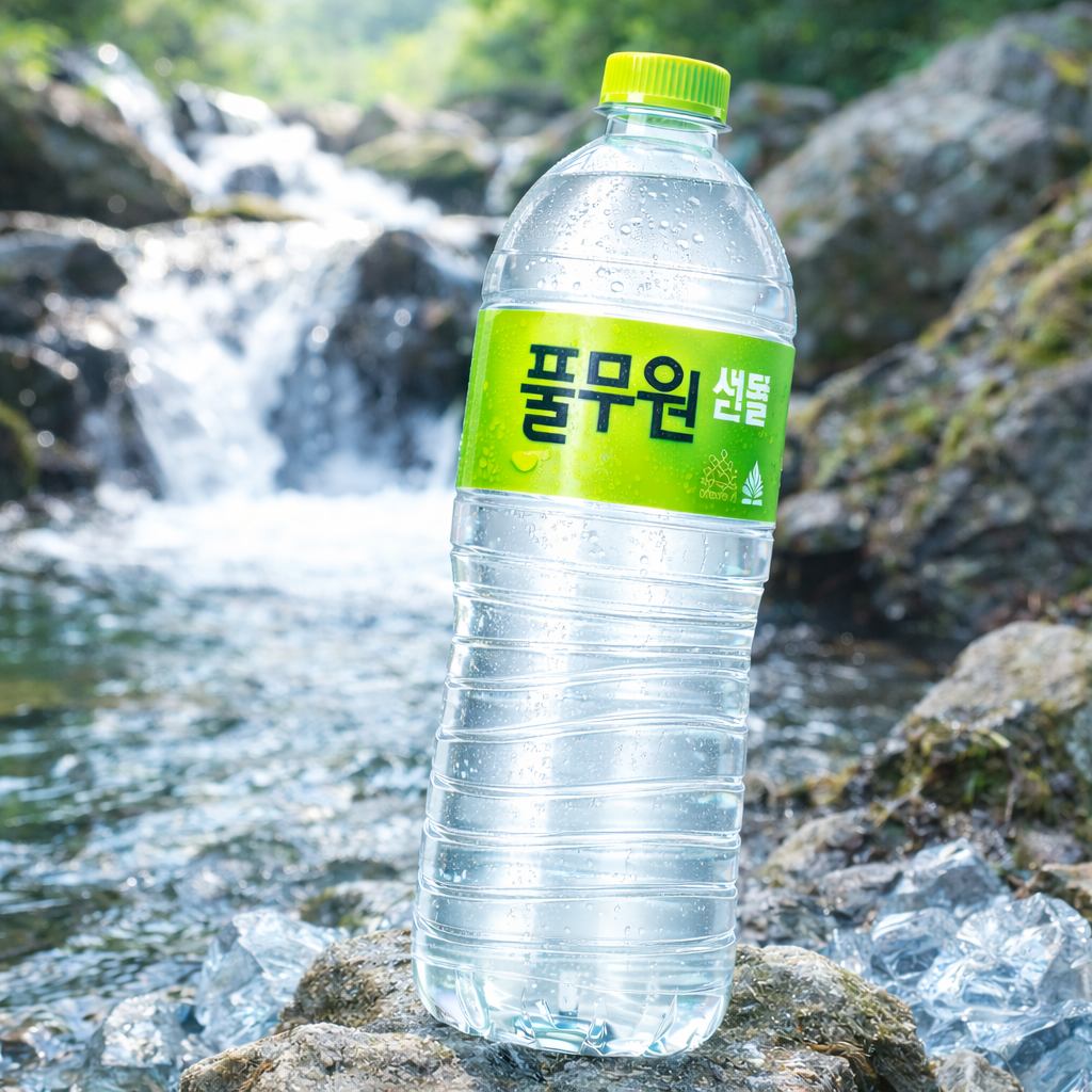 풀무원샘물 생수 천연 암반수 2L, 12개 - 상품 이미지