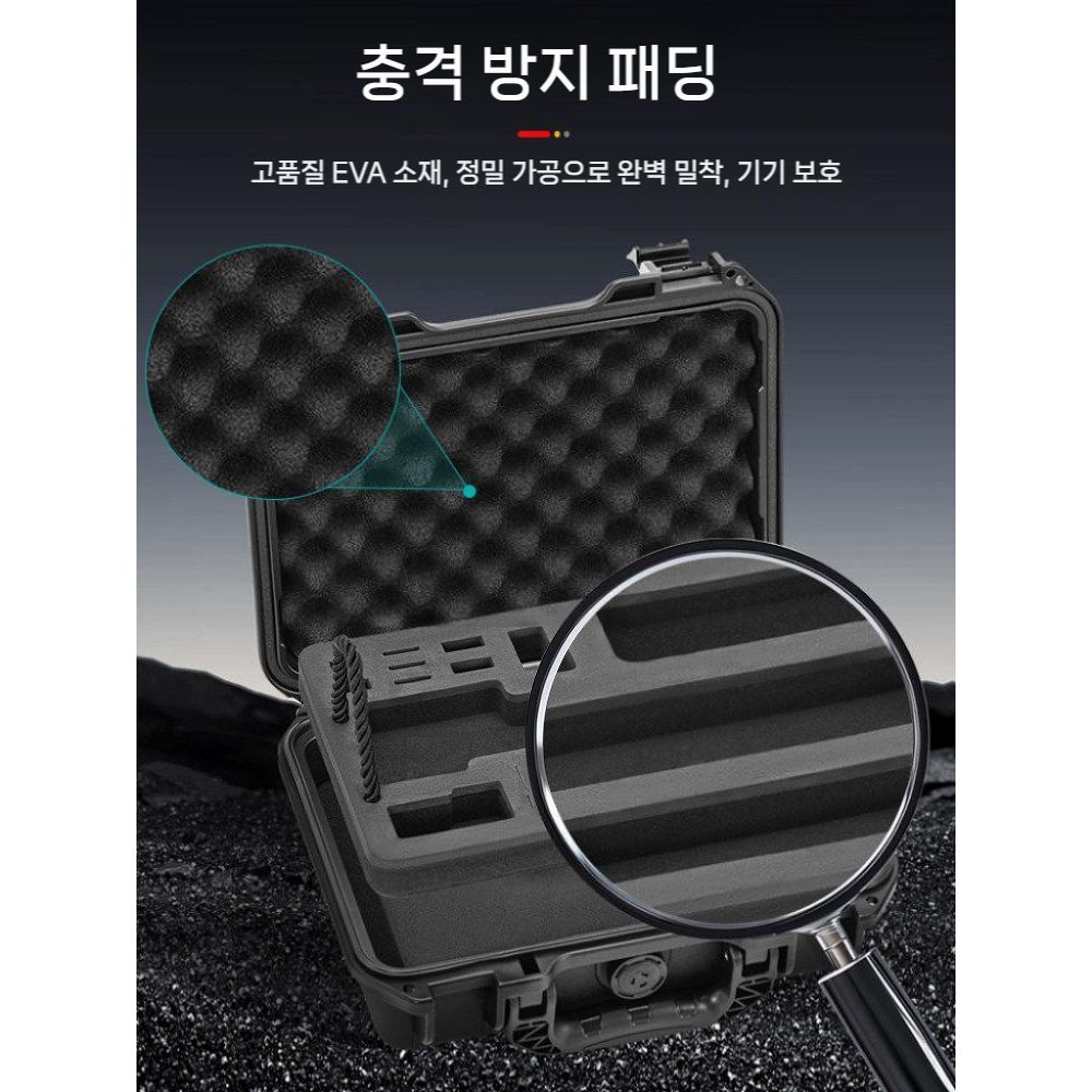 오즈모 포켓4P 가방 이중 수납 올인원 하드 범퍼 케이스 대용량 보호 방수 커버 - 상세 이미지 4