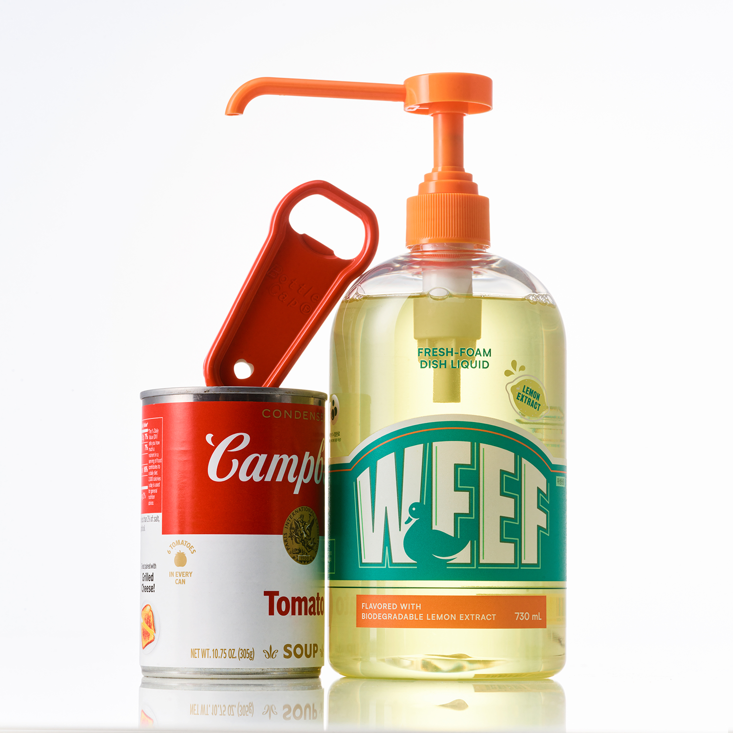 [친환경세제] WEEF 윕 주방세제 레몬향 | 풍성한 거품 프리미엄 세제 730ml, 1개 이미지 8