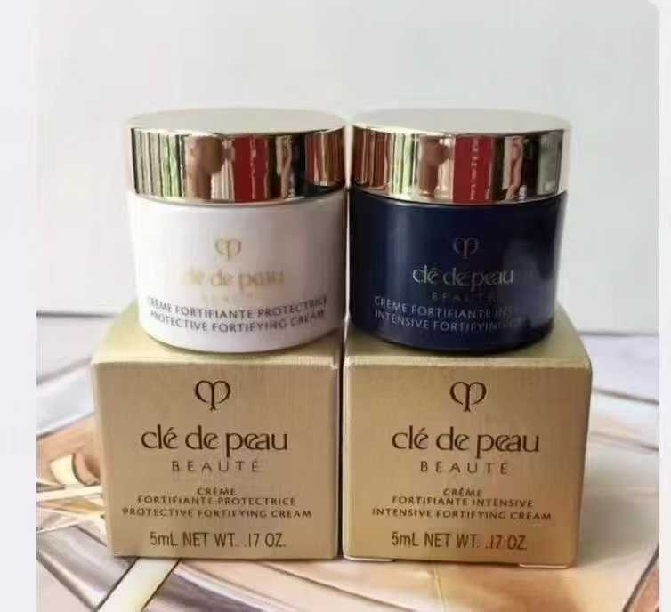 끌레드뽀보떼 크림 프로텍티브 5ml 인텐시브 5ml 포티파잉 수분 탄력 크림세트 - 상품 이미지
