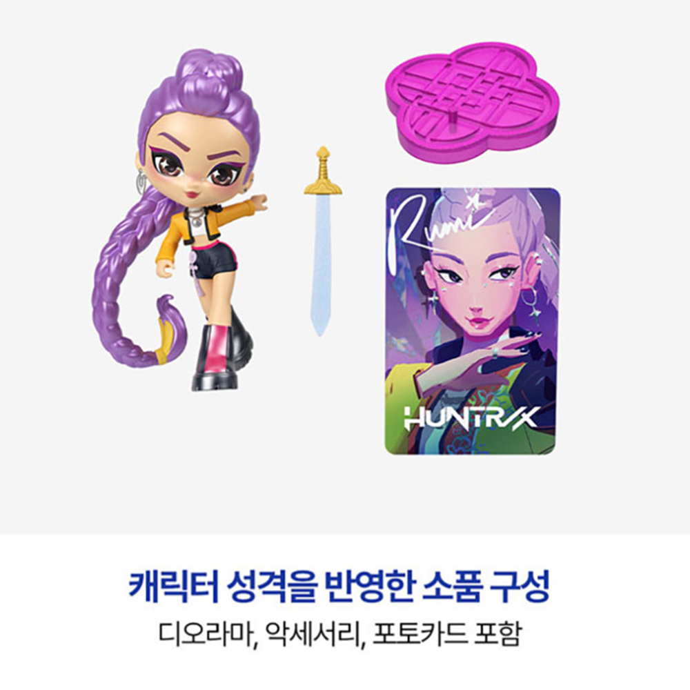 마텔 케데헌 케이팝 데몬 헌터스 랜덤 피규어 인형 굿즈 코어패션돌 장난감 선물 스티커 세트 - 상세 이미지 4