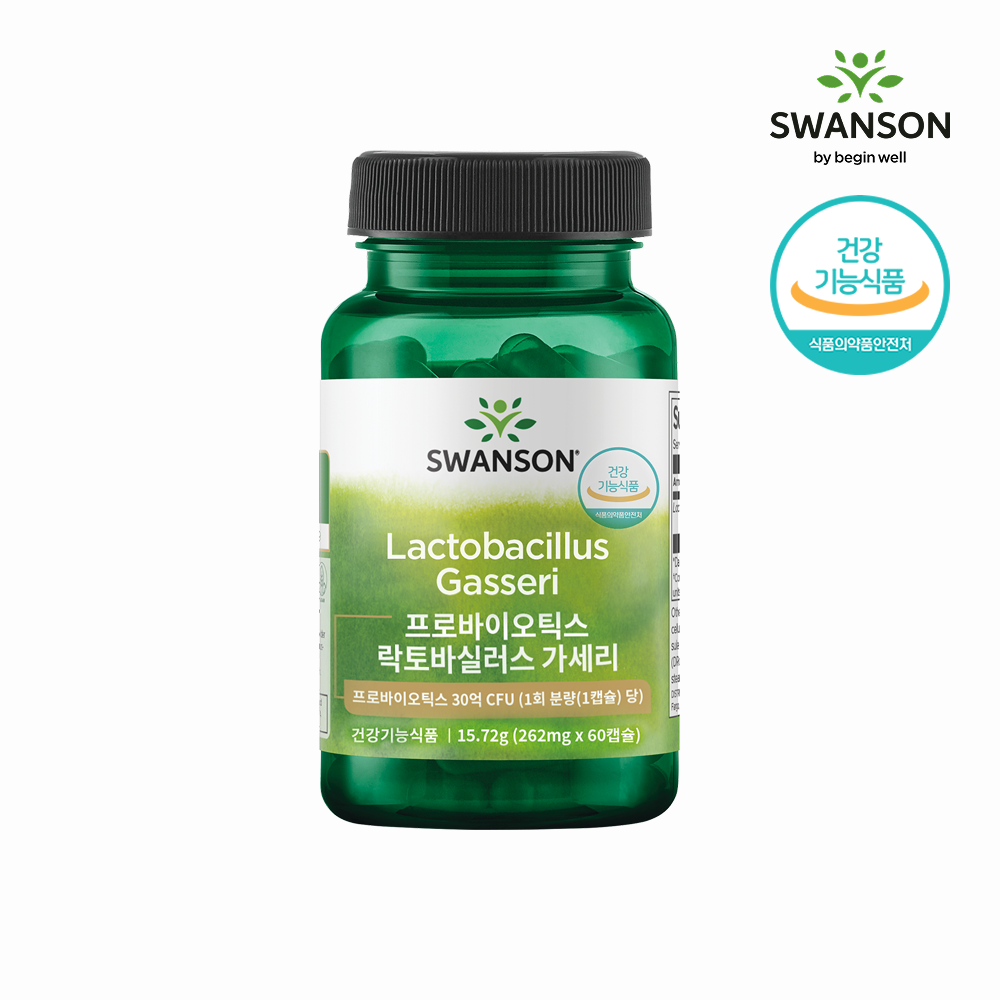 스완슨 프로바이오틱스 락토바실러스 가세리 모유유래 유산균 60캡슐, 1개 - 상품 이미지