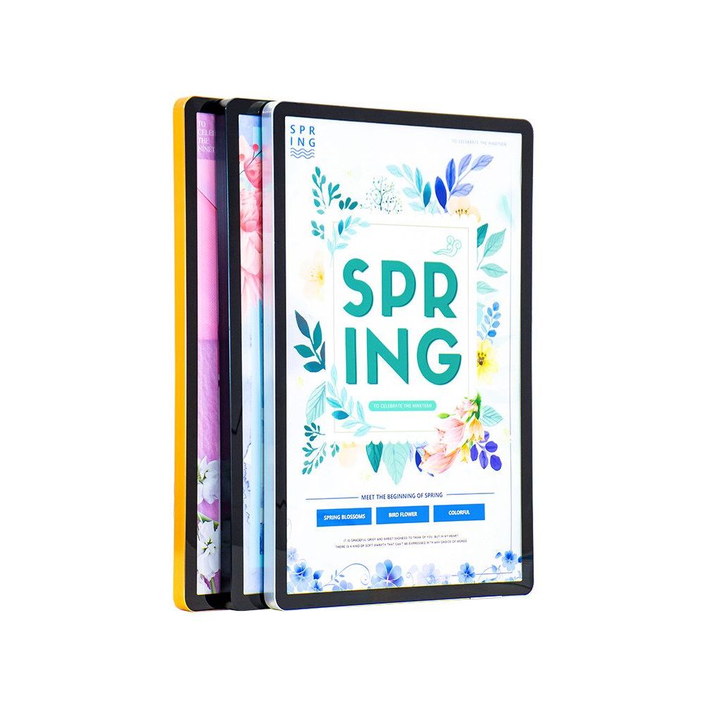 벽면 배너 홍보판 백팩 라이트박스 광고 디스플레이 LED 실버 엣지 40x50cm - 상품 이미지