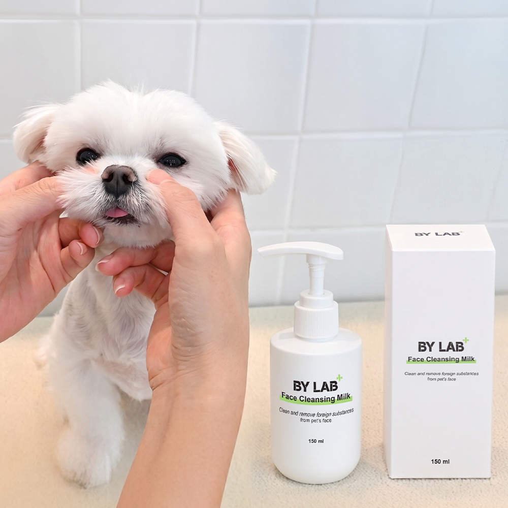 바이랩 페이스 클렌징 밀크 강아지 얼굴 샴푸 눈물자국 눈곱 세안 세정제 150ml, 1개 상품 이미지