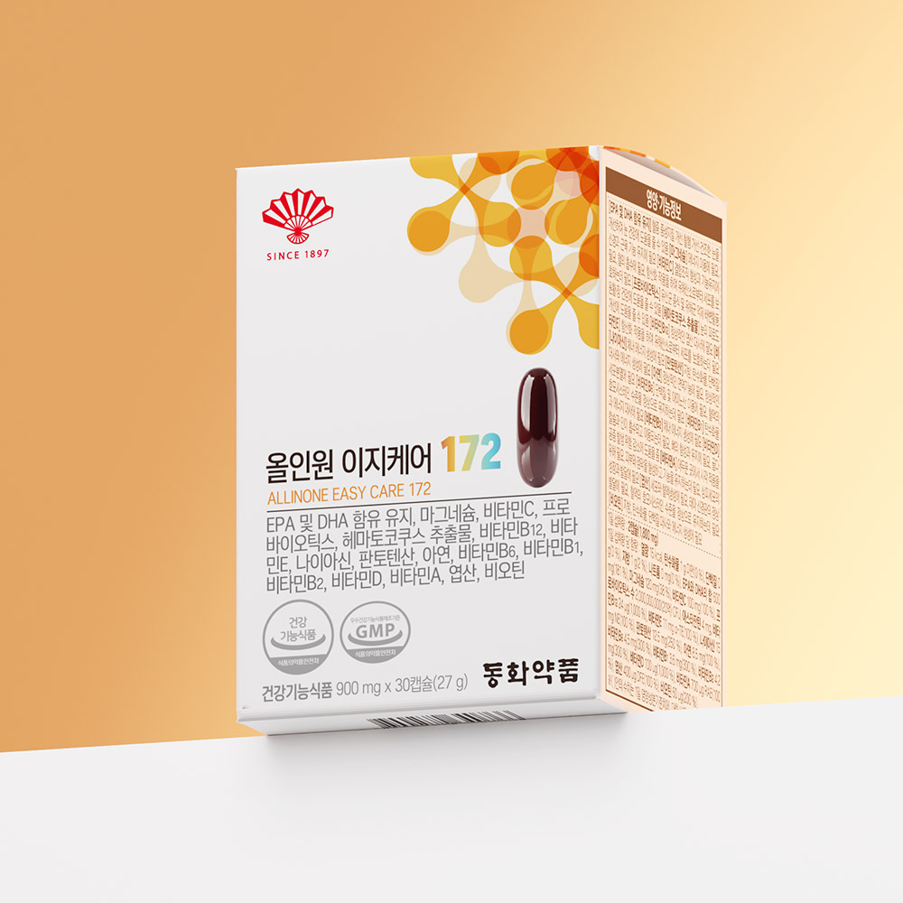 [유산균+오메가+멀티비타민+마그네슘+미네랄]동화약품 올인원영양제 이지케어 60캡슐, 8개 이미지 6