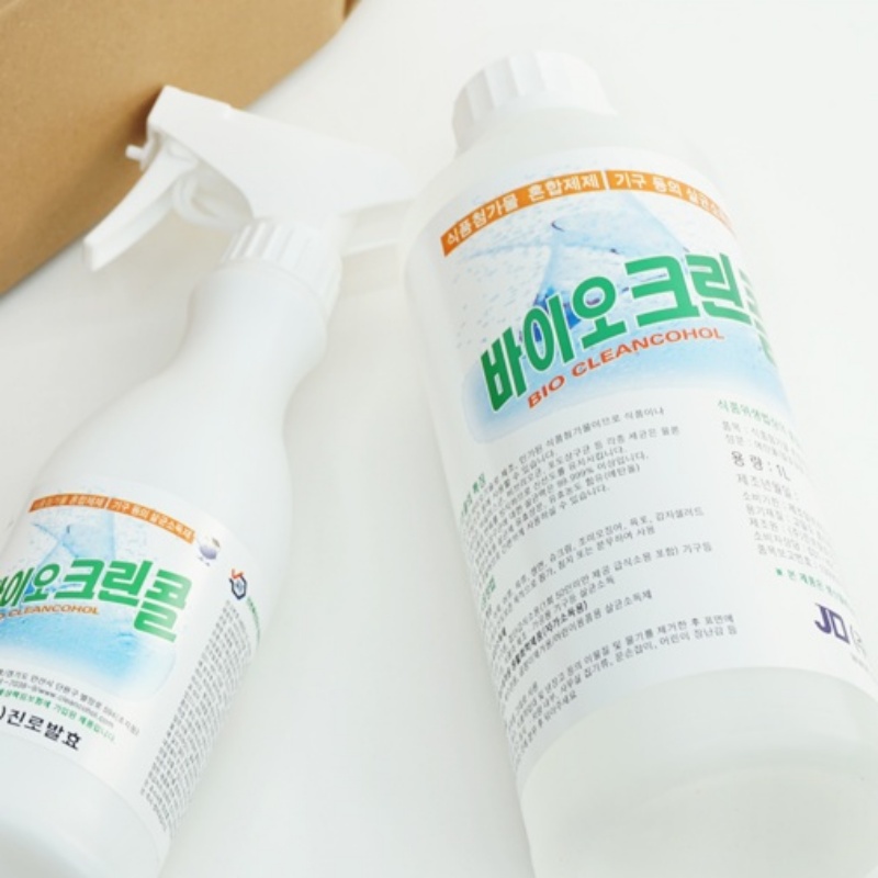바이오 크린콜 클린콜 75% 진로 발효 주정 향균 스프레이 알콜 바이오콜 살균수 선물용 - 상세 이미지 3