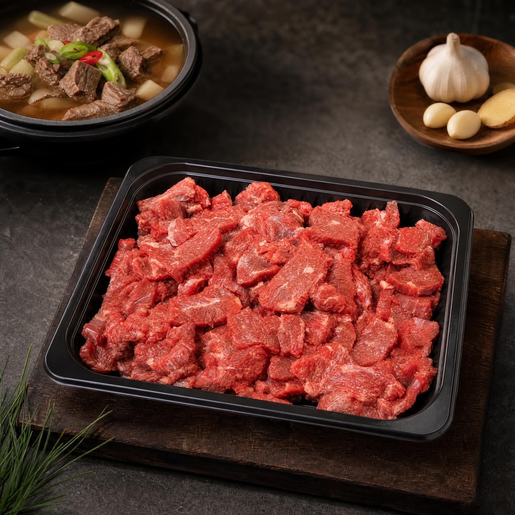 친절한고깃집 국거리한우 1등급양지살 찌개용 소고기 국내산 500g 미역국 임산부 생일 - 상세 이미지 5