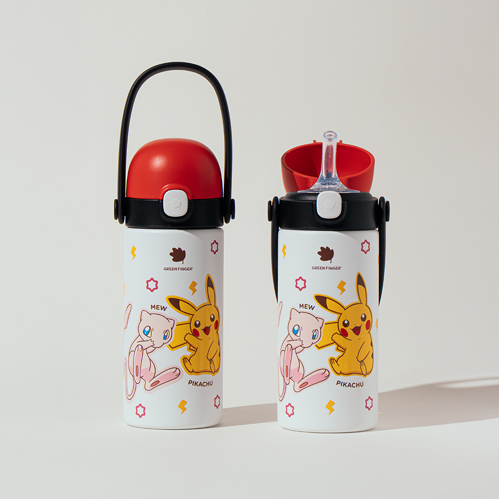 그린핑거 베베그로우 원터치캡 포켓몬 에코젠&스테인리스 빨대컵, 텀블러300ml 외 / 아기물병,유아,신생아,보온,보냉 상품 이미지
