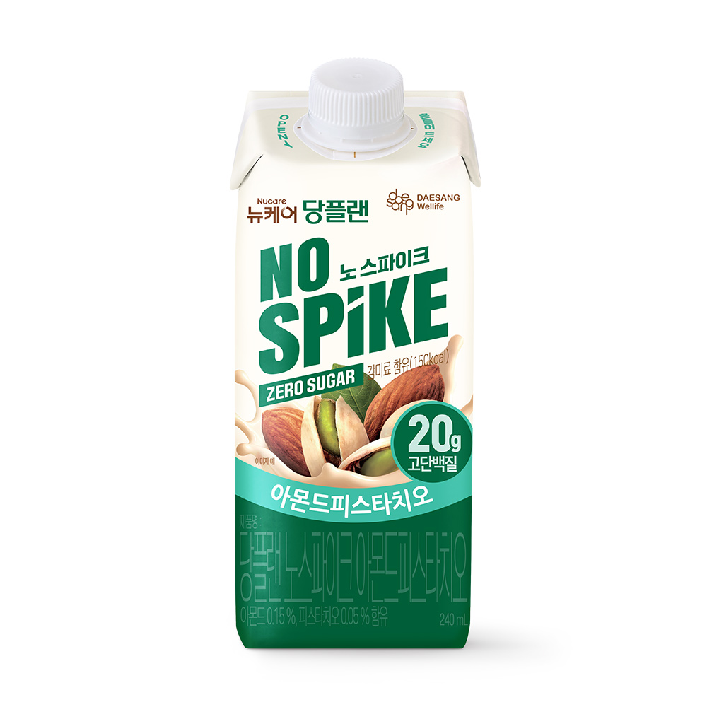 뉴케어 당플랜 노스파이크 제로슈거 아몬드피스타치오 단백질 20g 240ml, 36개 - 상세 이미지 2