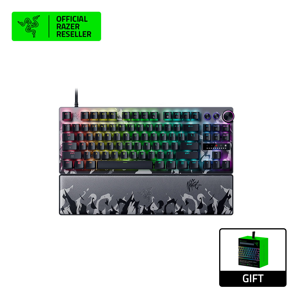 레이저코리아 Huntsman V3 Pro TKL 8K 게이밍키보드 NiKo 에디션 영문배열 - 상품 이미지