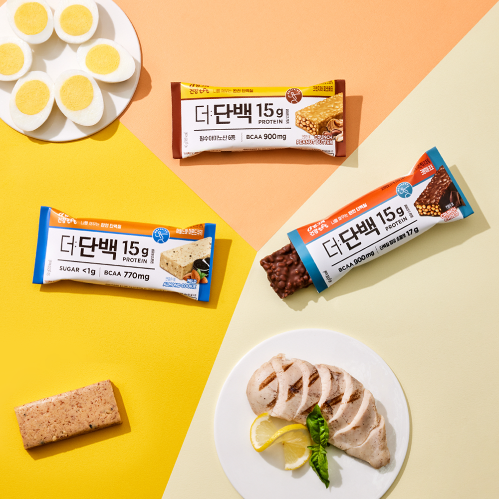 빙그레 더단백 크런치바 단백질 프로틴바 피넛버터 9개입 - 상세 이미지 5