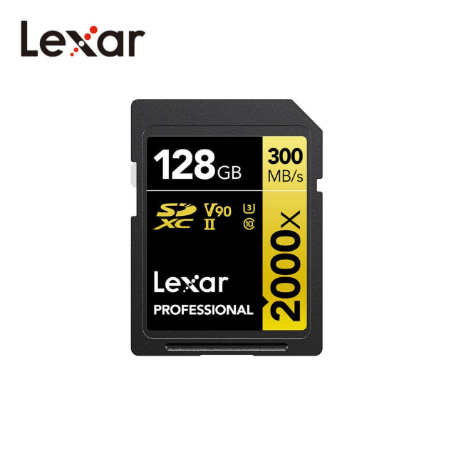 LEXAR 프로패셔널 2000X SD 메모리카드 SDXC UHS-II 128GB 캐논 소니 니콘 후지 카메라 호환
