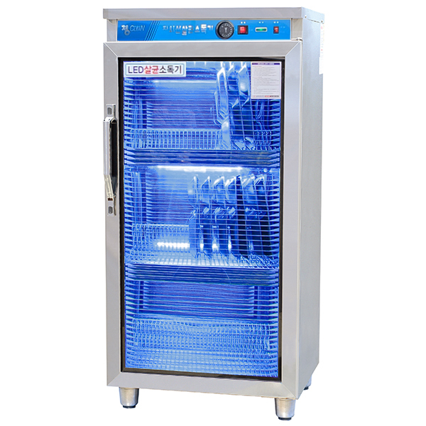 업소용 LED 자외선식판소독기 75개용 살균 열풍건조 식판전용살균기 구내식당 기숙사 급식실 - 상세 이미지 3