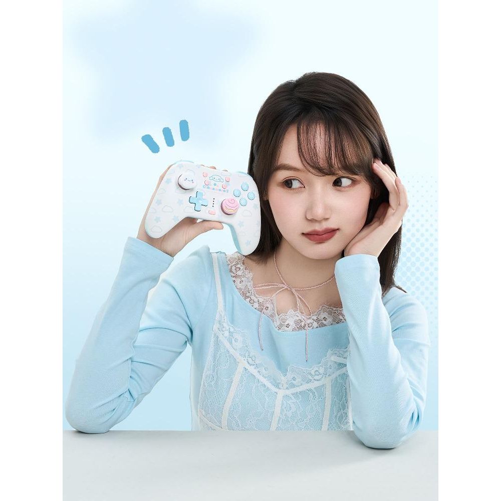 닌텐도 스위치 컨트롤러 블루투스 폼폼푸린 시나모롤 프로콘 조이스틱 - 상세 이미지 5