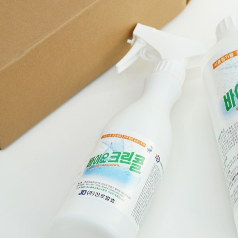 바이오 크린콜 클린콜 75% 진로 발효 주정 향균 스프레이 알콜 바이오콜 살균수 선물용 - 상세 이미지 2