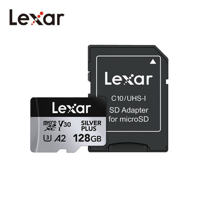 LEXAR 실버 플러스 마이크로 SD 스마트폰 태블릿 메모리카드 128GB