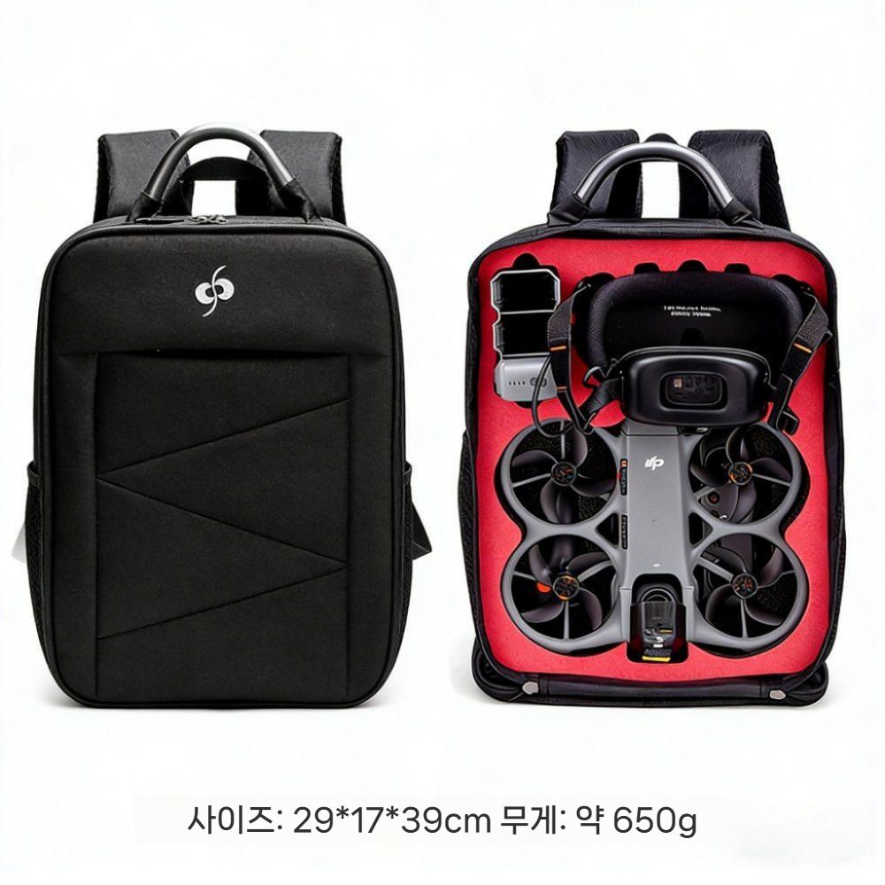 DJI 아바타360 드론 백팩 방수 옥스포드 가방 보관 배낭 - 상세 이미지 3
