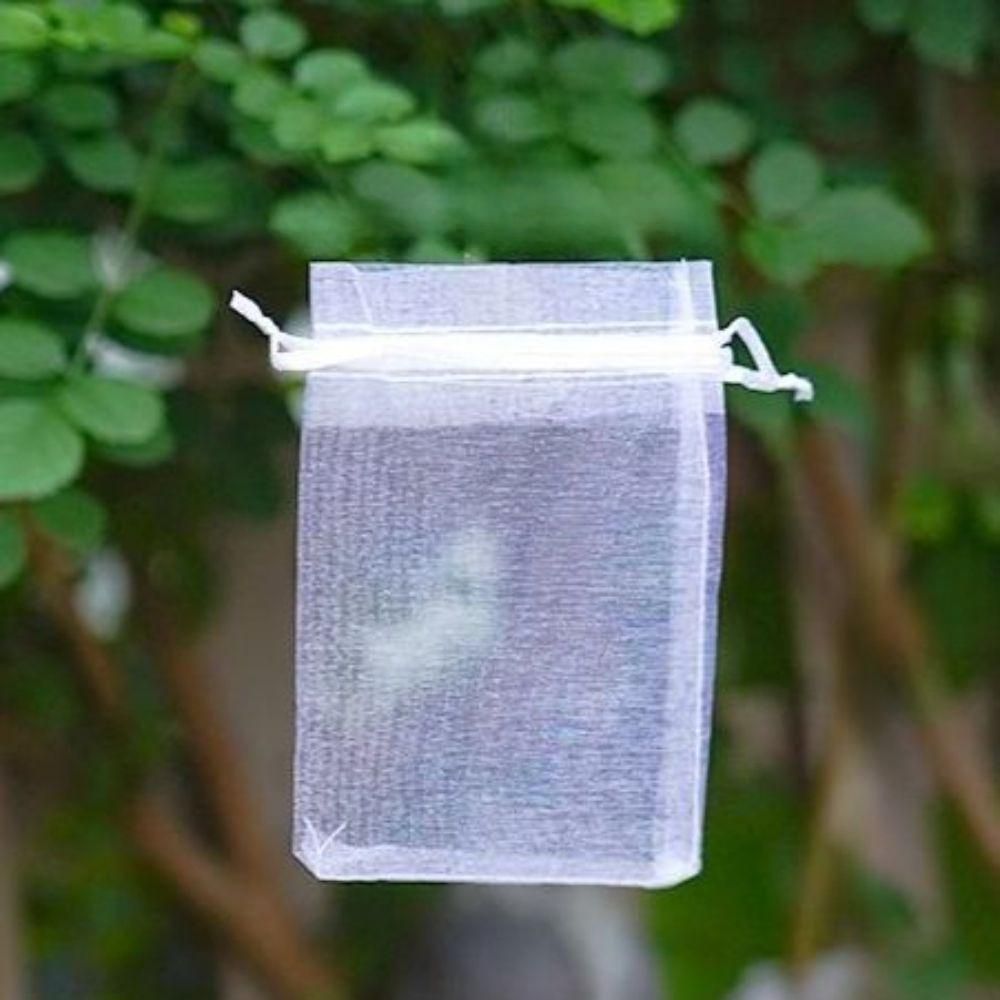 과일 보호망 봉지 메쉬 네트 농작물 과수 해충 벌레 9x12cm 100개 - 상품 이미지