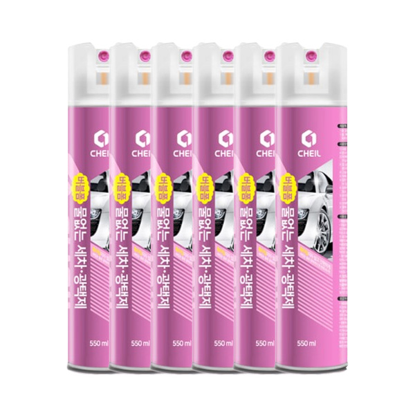 [재주문 많은] 제일케미칼 버블폼 물없는 세차 광택제 550ml, 6개 - 상품 이미지