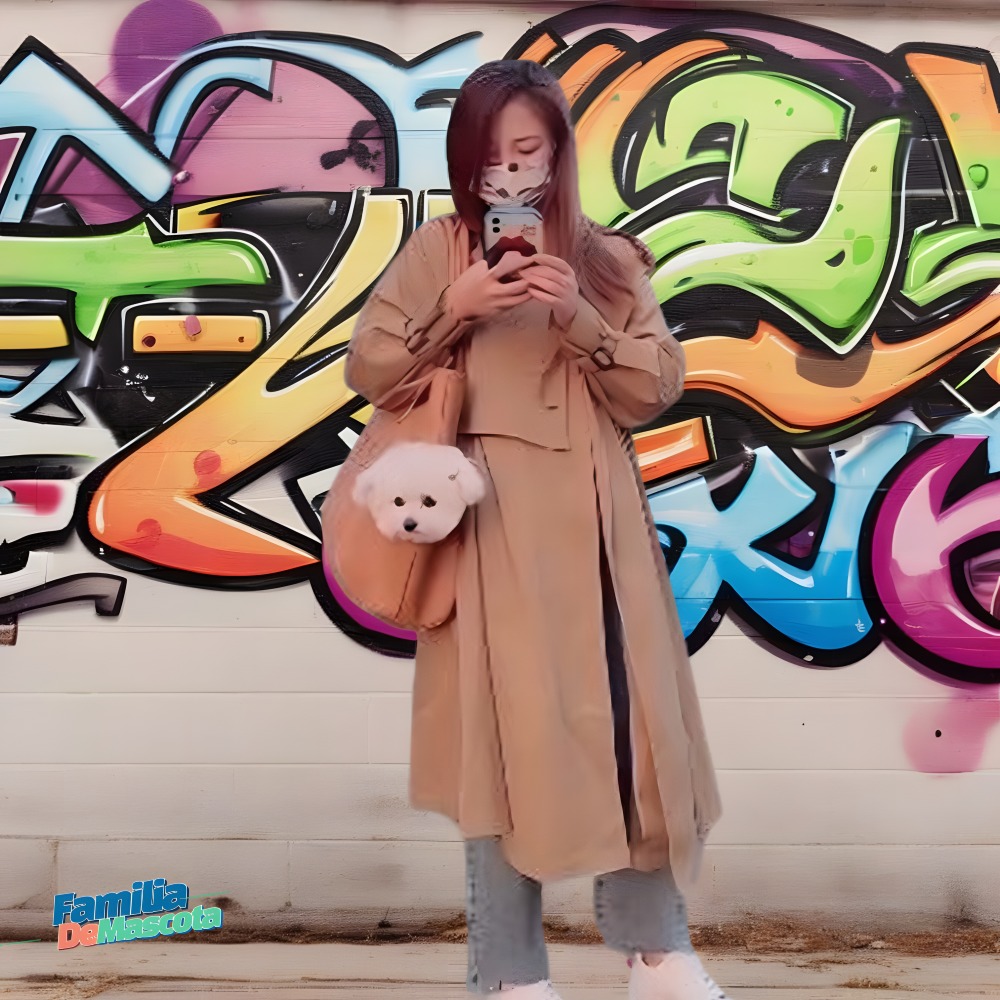 빈티지 반려동물 이동가방 강아지 고양이 캐리백 펫 외출 캐리어 여행용 슬링백 - 상품 이미지