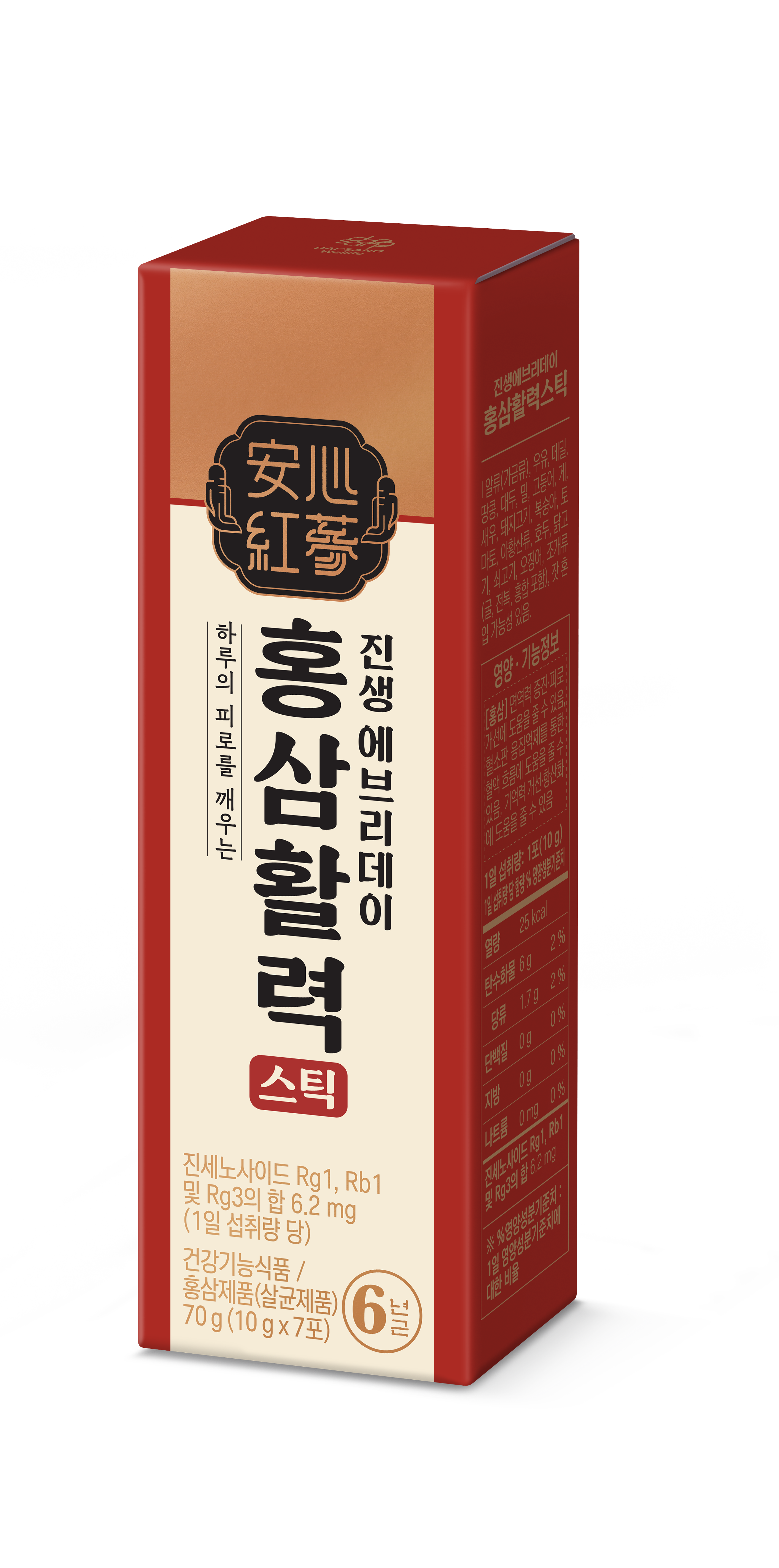 웰라이프 진생에브리데이 홍삼활력스틱 10g, 7포, 3개 - 상세 이미지 2