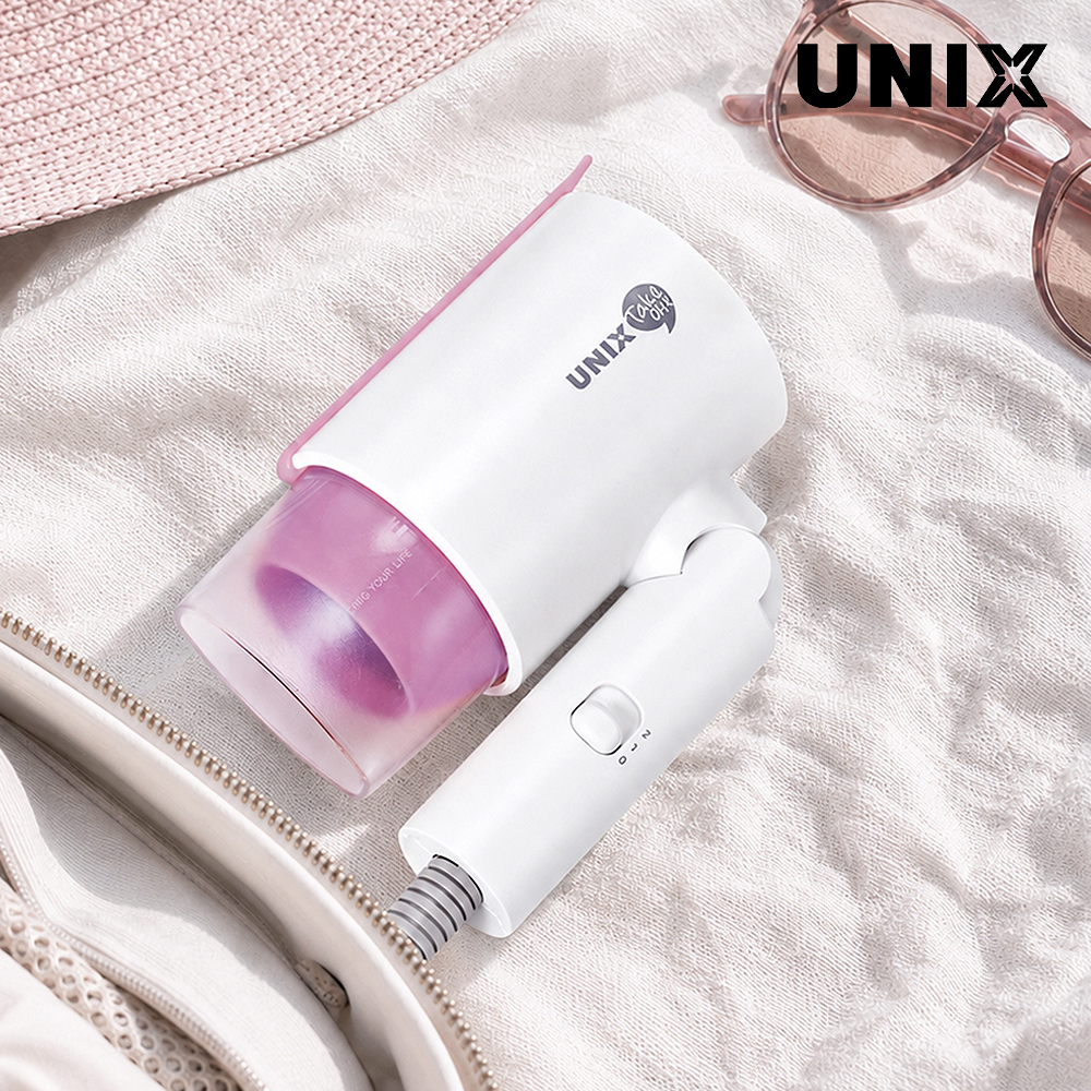 유닉스 여행용드라이기 가벼운 접이식 휴대용 미니 드라이기 헤어 저소음 - 상품 이미지