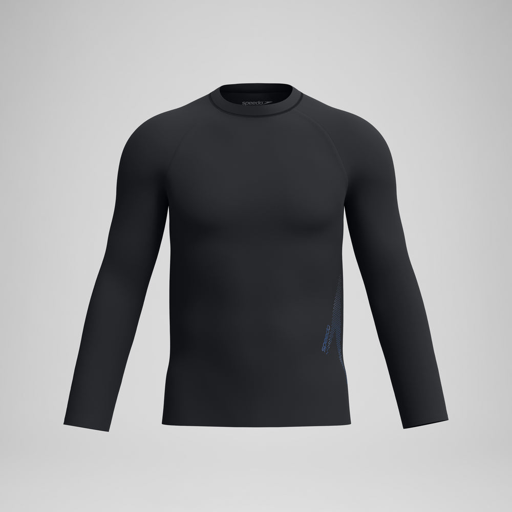 스피도 남성 붐 솔리드 롱슬리브 래쉬가드 긴팔 티셔츠 Anthracite, S - 상세 이미지 4