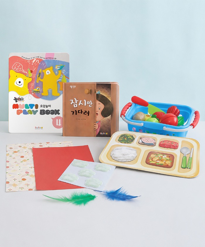 (다르담) 유아 아기 신생아 사물 탐색 야채 과일 자르기 주방놀이 소꿉놀이 장난감 교구 교재 5종 세트 - 상품 이미지